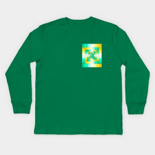 Green Pilled Kids Long Sleeve T-Shirt